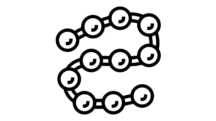de novo protein chain generation